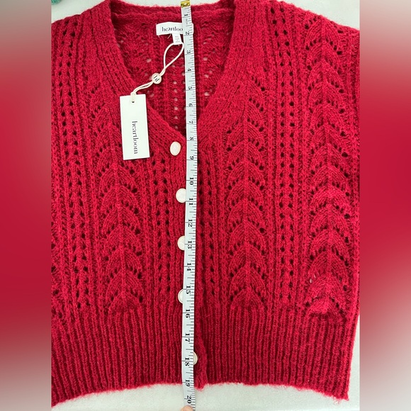 Heartloom Red Knit Cardigan - Picture 10 of 11